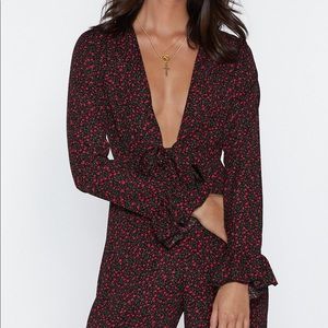 Nasty Gal Pants & Jumpsuits - Nasty gal Floral Jumpsuit Nasty Gal Pants & Jumpsuits - Nasty gal Floral Jumpsuit